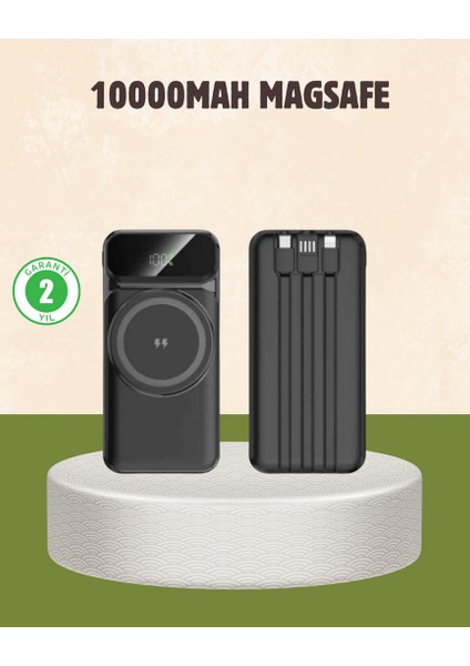 Lvsqvr 10000 Mah Kablosuz Powerbank – 15W Hızlı Şarj, Type-C Çoklu Çıkışlı