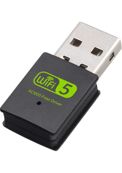600 Mbps Dual Band Mini USB Wifi Adaptör – 2.4 Ghz + 5 Ghz, USB 2.0, Wifi 5, Driver Free fiyatları