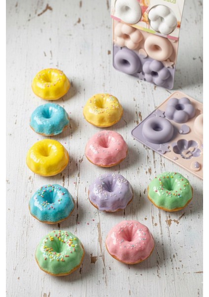 Esnek ve Yapışmaz 6’lı Silikon Kek Kalıbı