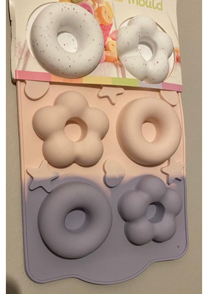 Esnek ve Yapışmaz 6’lı Silikon Kek Kalıbı modelleri