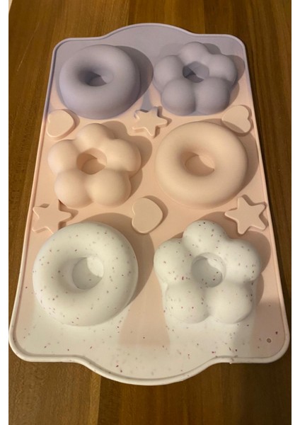 Esnek ve Yapışmaz 6’lı Silikon Kek Kalıbı