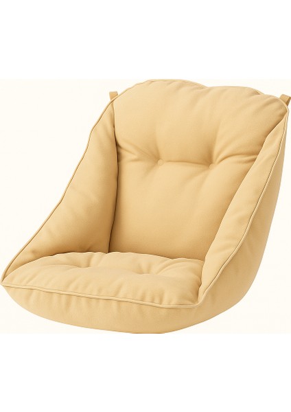 Armegeda Elit Lüks Minderli Katlanır Sandalye Minderi Bej