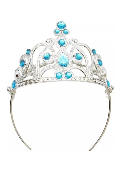 Mavi Taşlı Prenses Tacı fiyatları