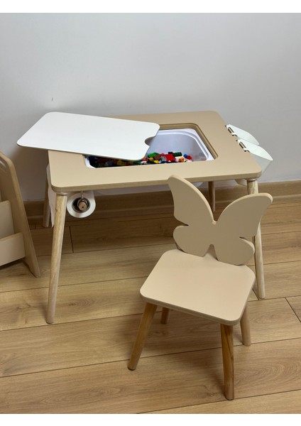 Krem Kelebek Etkinlik Masası fırsatları