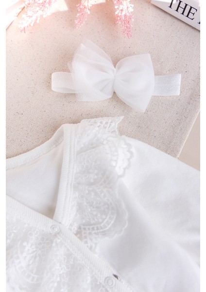 Güpürlü 100% Pamuk Kız Bebek Tulum modelleri