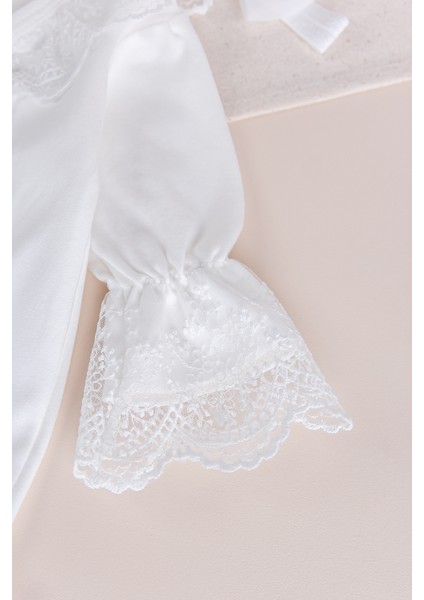 Güpürlü 100% Pamuk Kız Bebek Tulum fırsatları