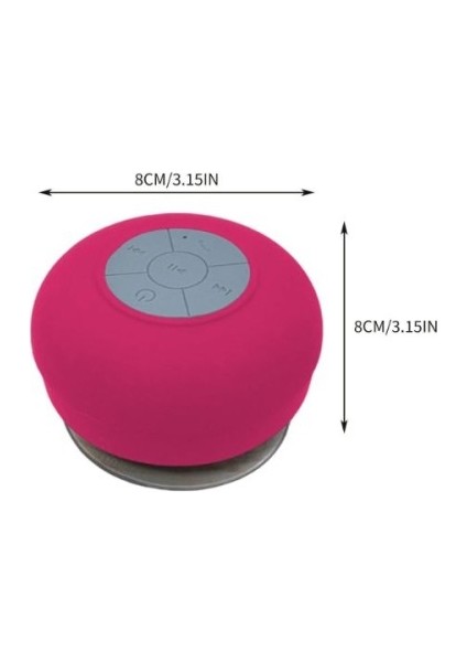 Vakumlu Su Geçirmez Bluetoothlu Mini Duş Hoparlörü fiyatları