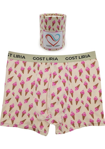 Gost Liria- Ice Cream Desenli Erkek Boxer