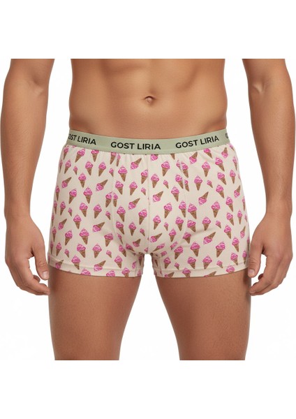 Gost Liria- Ice Cream Desenli Erkek Boxer modelleri