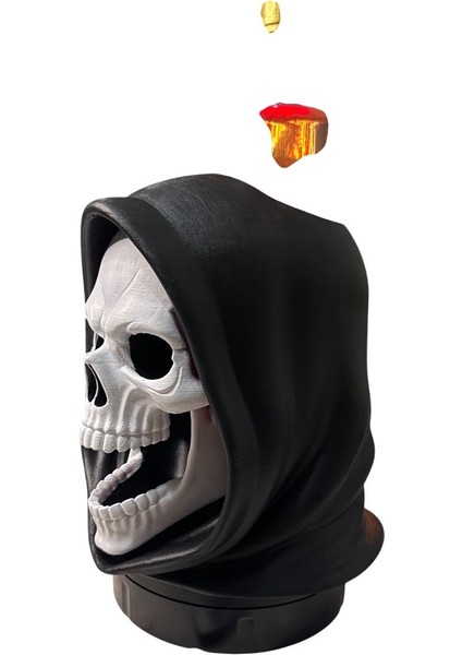 El Boyaması Rgb Işıklı Kapüşonlu Dekoratif Figür – 16 Renk LED Uzaktan Kumandalı Özel Tasarım Obje indirimleri