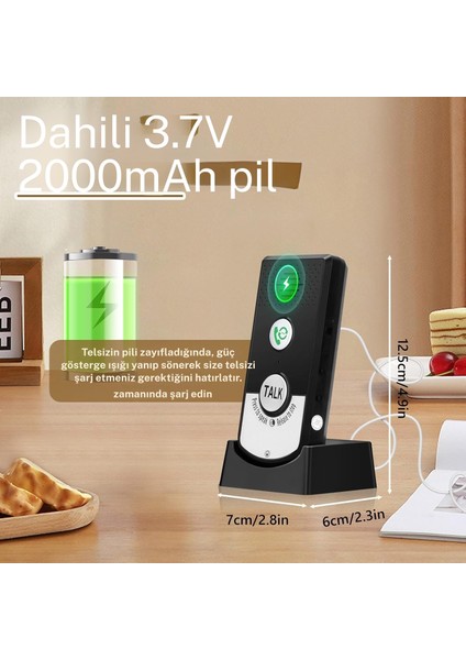 Diyafon Kapı Zili Interkom Audio Kablosuz Konuşmalı Uzun Menzilli Iki Yönlü Telsiz Zil fiyatları