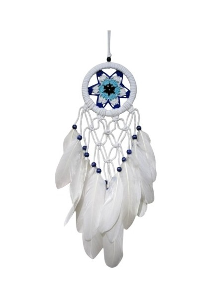 Yıldız Motifli Kuş Tüylü Makrome Duvar Süsü fırsatları