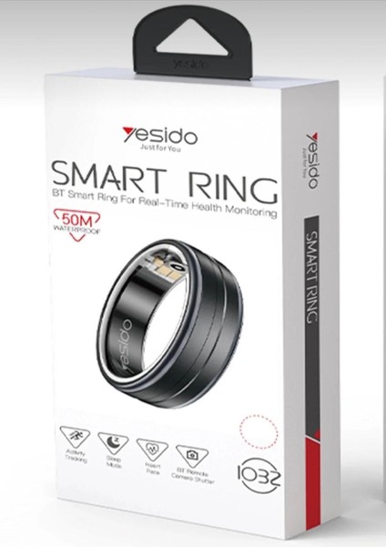 IO32 Akıllı Yüzük 50 Metre Su Geçirmez Sağlık, Egzersiz Takip Özellikli Bt Akıllı Yüzük 12 Size fırsatları