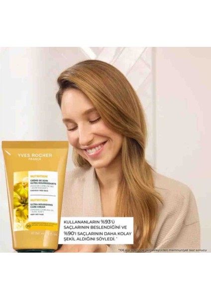 Besleyici/şekillendirici Bakım Kremi - Kuru ve Çok Kuru Saçlar / Nutrition - Vegan-Durulanmaz fırsatları