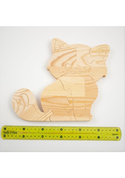 Doğal Ahşap Puzzle Kedi Serisi Boyama ve Hobi Seti, Eğlenceli ve Yaratıcı Aktivite indirimleri