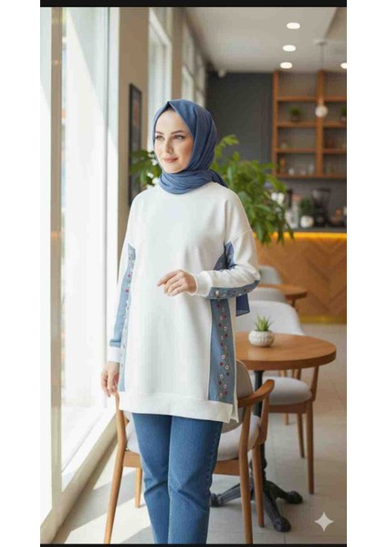 Nakışişlemelikotdetaylıtesettür Tunik modelleri