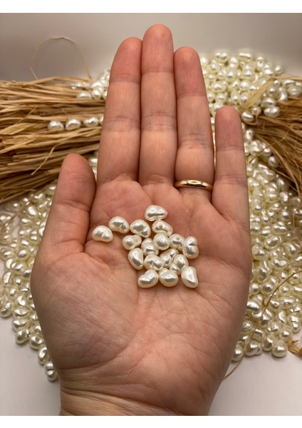 100 Adet Şekilli Yamuk Plastik Sedefli Inci 25 Gram fiyatları