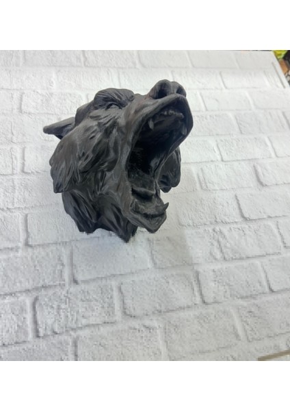 Ayı Tasarım Siyah 3D Duvar Heykeli fiyatları