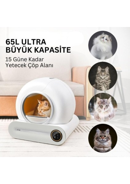 Akıllı Otomatik Kedi Tuvaleti fiyatları