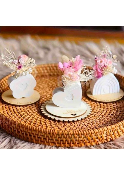 Gökkuşağı, Ev, Çiçek,kalp 4 Adet Vazo, Dekoratif Ev Masa Aksesuarı, Hediyelik Dekoratif Ürünler, Yeni Yil, Yeni Ev, Yeni Is Hediyesi,anneler Günü Doğum Gunu Hediye indirimleri