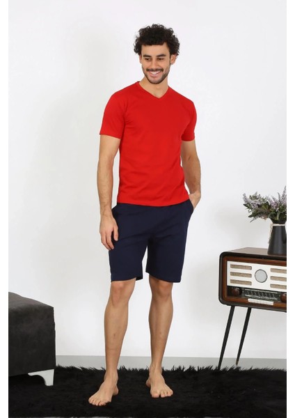 Erkek Penye Kırmızı 3'lü Pijama Takımı fiyatları