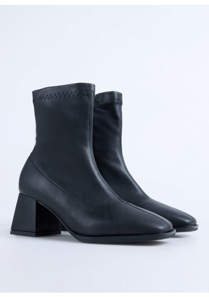 Siyah Kadın Topuklu Bot Foley fiyatları