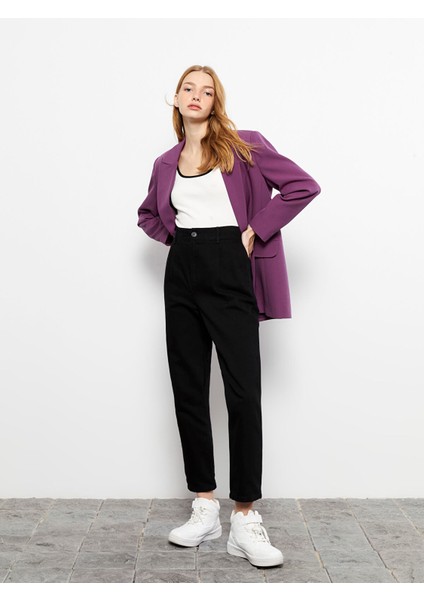 Yeni Sezon Kadın Standart Fit Düz Pantolon