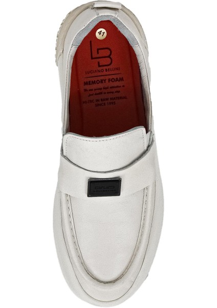 Alfa 5405 Erkek Loafer Ayakkabı - Krem