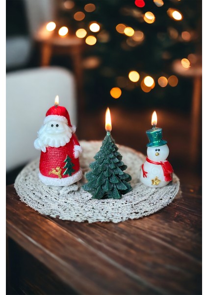 Yılbaşı Temalı Kahve Bardağı ve Termos Seti, Çam Ağacı, Kardan Adam, Noel Baba, Mumler fiyatları