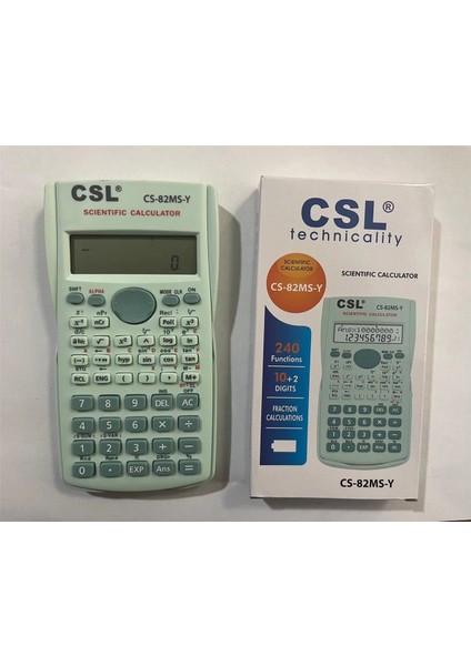 CS-82MS-Y Yeşil Fonksiyonel Hesap Makinesi