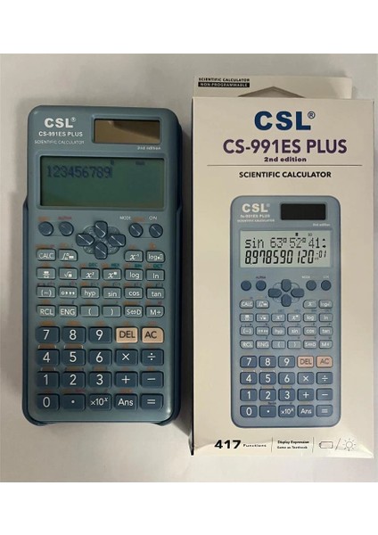 CS-991ES Plus-Blue Mavi Fonksiyonel Hesap Makinesi