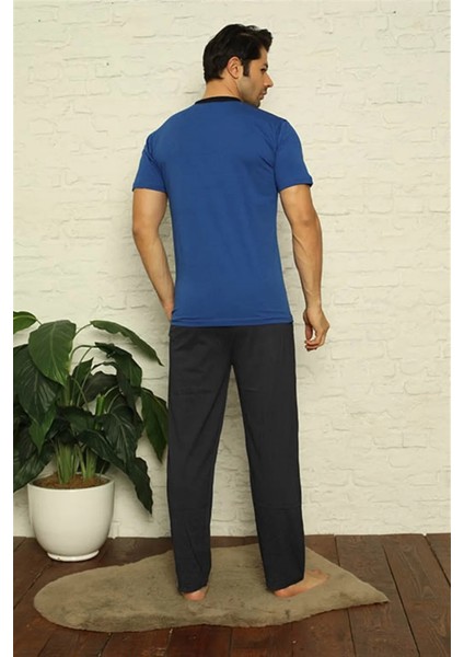 Erkek Saks 3'lü Pijama Takım fırsatları