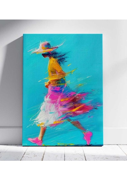 Özgür Adımlar Sanatı Modern Sanat Kanvas Tablo