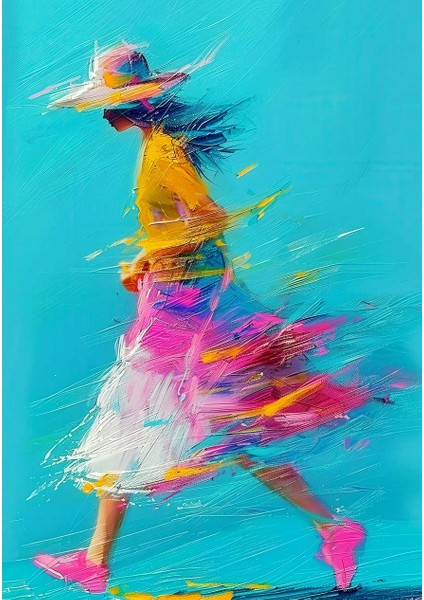 Özgür Adımlar Sanatı Modern Sanat Kanvas Tablo fiyatları