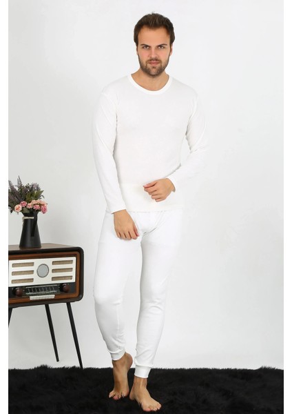 Erkek Pamuk Ekru Içlik Takım