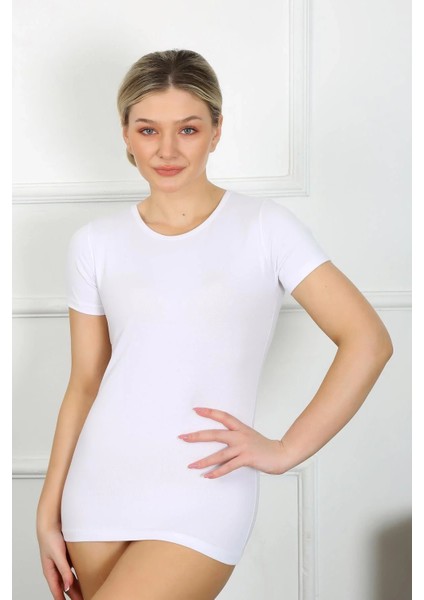 Bayan Kısa Kol Body Beyaz modelleri