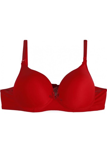 Desteksiz Sütyen B Kap Kırmızı
