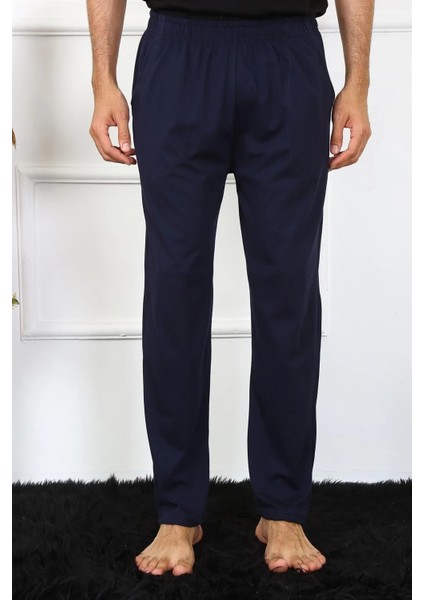 Erkek Pamuk Lacivert Tek Alt Pijama fırsatları