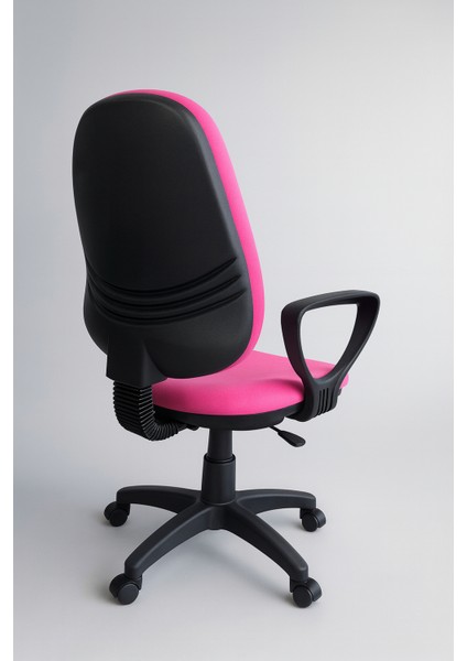 Dole Siyah Gövde/pembe Döşemeli Ofis Büro Sekreter Bilgisayar Çalışma Oyuncu Koltuğu Sandalyesi modelleri