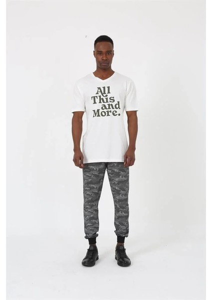 Erkek Pamuk Alt Eşofman Gri modelleri