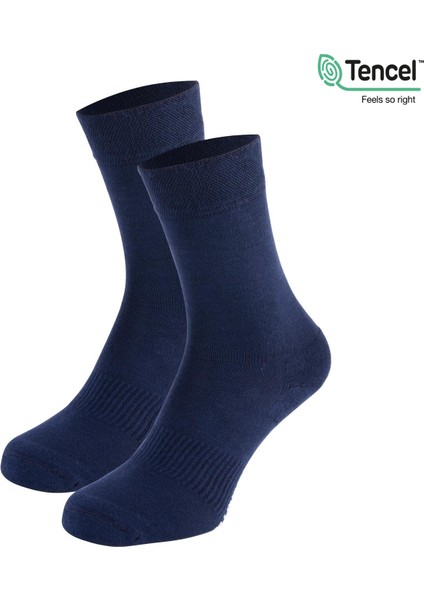 Erkek Ekstra Yumuşak Dikişsiz Lacivert Soket Çorap