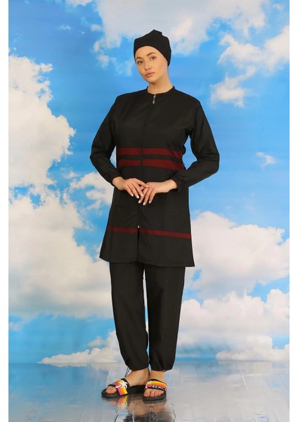 Kadın Tam Tesettür Mayo Siyah fırsatları