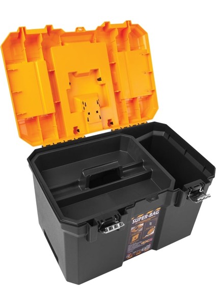 Süper Bag ASR-5070 Çift Katlı Mobil Tekerlekli Takım Çantası