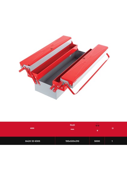 IZELTAS Takım Çantası 5 Gözlü Uzun 520 mm indirimleri