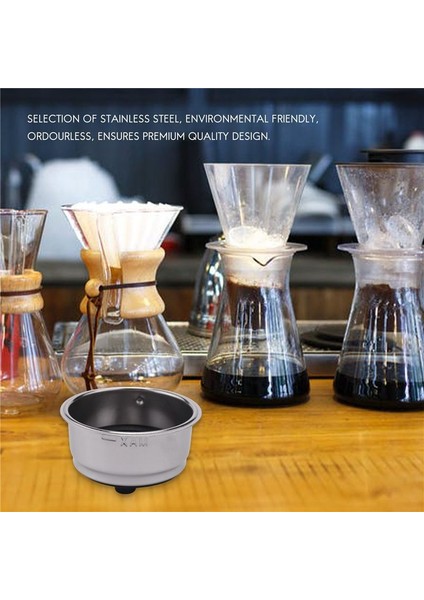 Ev Ofis Için Paslanmaz Çelik Kahve Filtre Sepeti (Çift Fincan) (Yurt Dışından) indirimleri