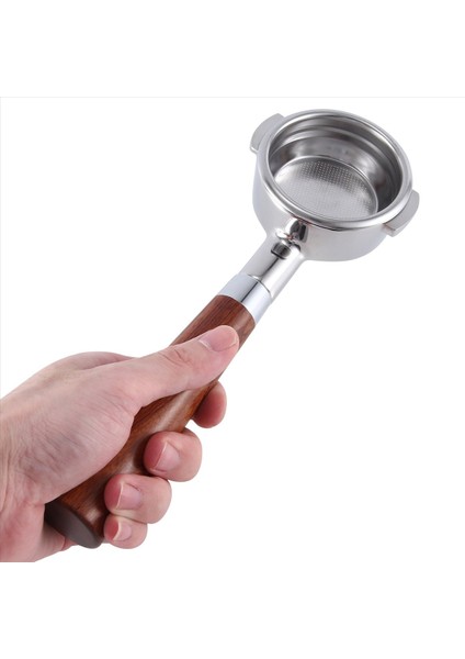 Kahve Makinesi Dipsiz Portafilter Filtre Tutucu Koyu Ahşap (Yurt Dışından)