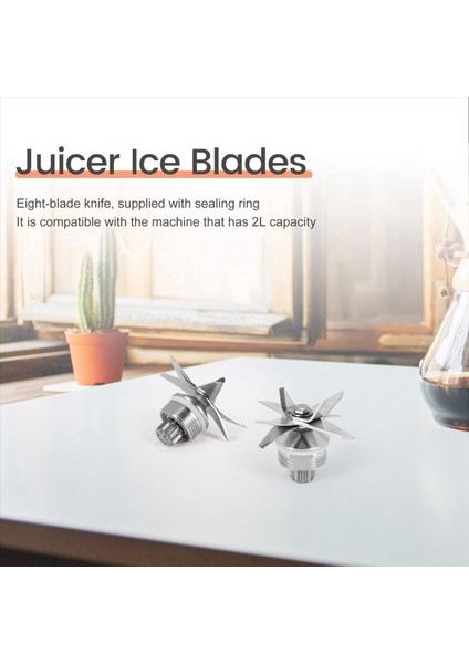 Paslanmaz Çelik Meyve Sıkacağı 8 Bıçaklı Bıçak, Evrensel 2l Makine Için (Yurt Dışından) indirimleri