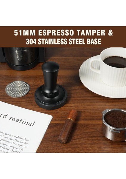 51 mm Espresso Tamper ve Karıştırıcı Seti, Espresso Kahve Tamper (Yurt Dışından) modelleri