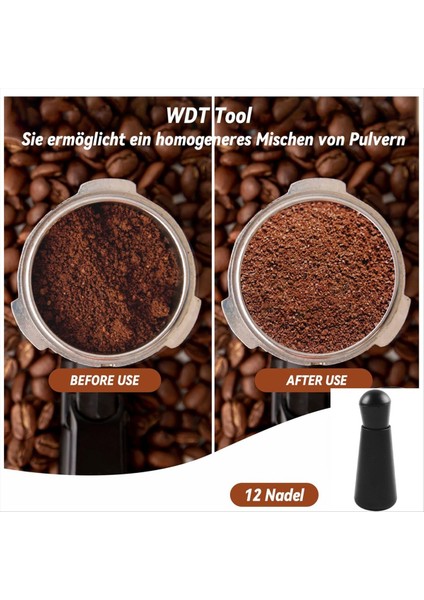 Kahve Tamper Seti 51 Mm, Espresso Tamper Seti, Espresso Makinesi Için (Yurt Dışından) indirimleri