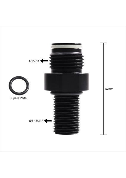 Evrensel 5/8-18UNF - G1/2-14 Hızlı Çıkarılabilir Fiş Adaptörü (Yurt Dışından) fiyatları
